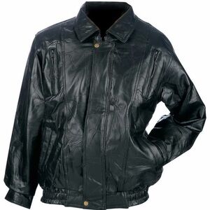 Men's Black Leather Jacket